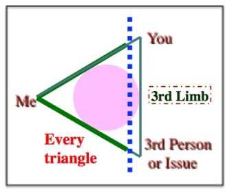 The basic emotional triangle.